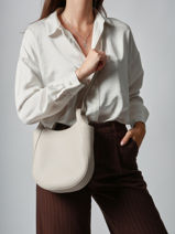 Longchamp Le foulonn Cross bodytas Beige-vue-porte